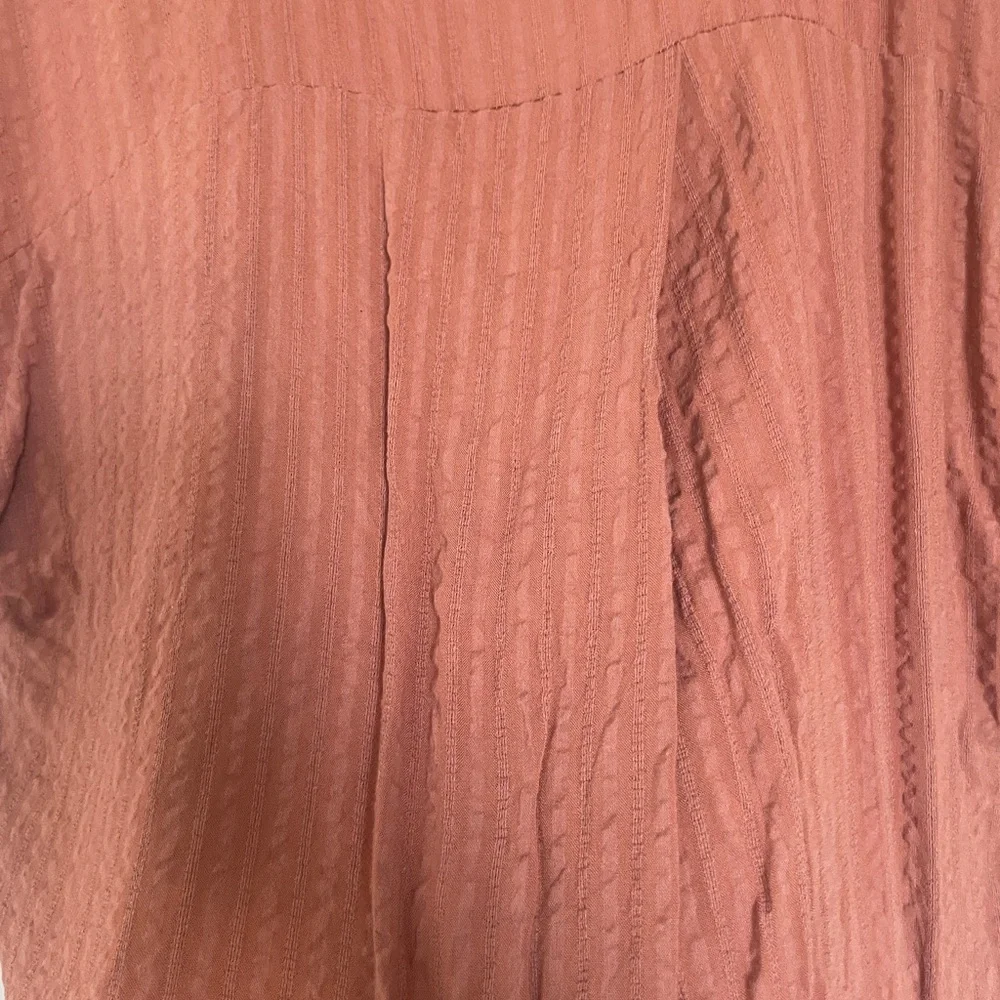Women's Rust Button-Up Top - Picture 6 of 6
